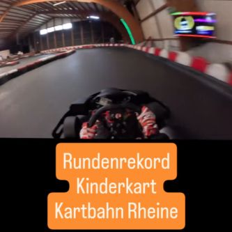 Lap time record @Kartbahn Rheine (Kids-Kart)
